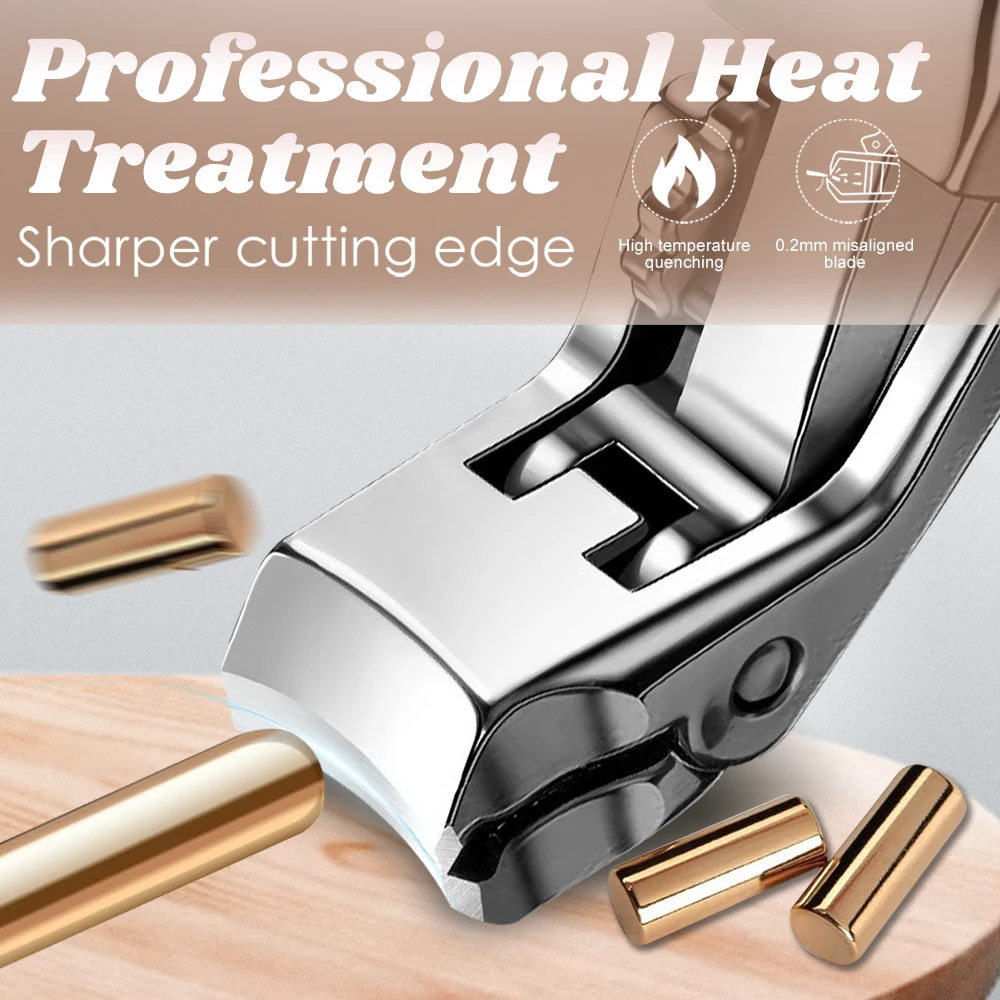 Nail Clipper with Catcher for Thick Nails 1PCS