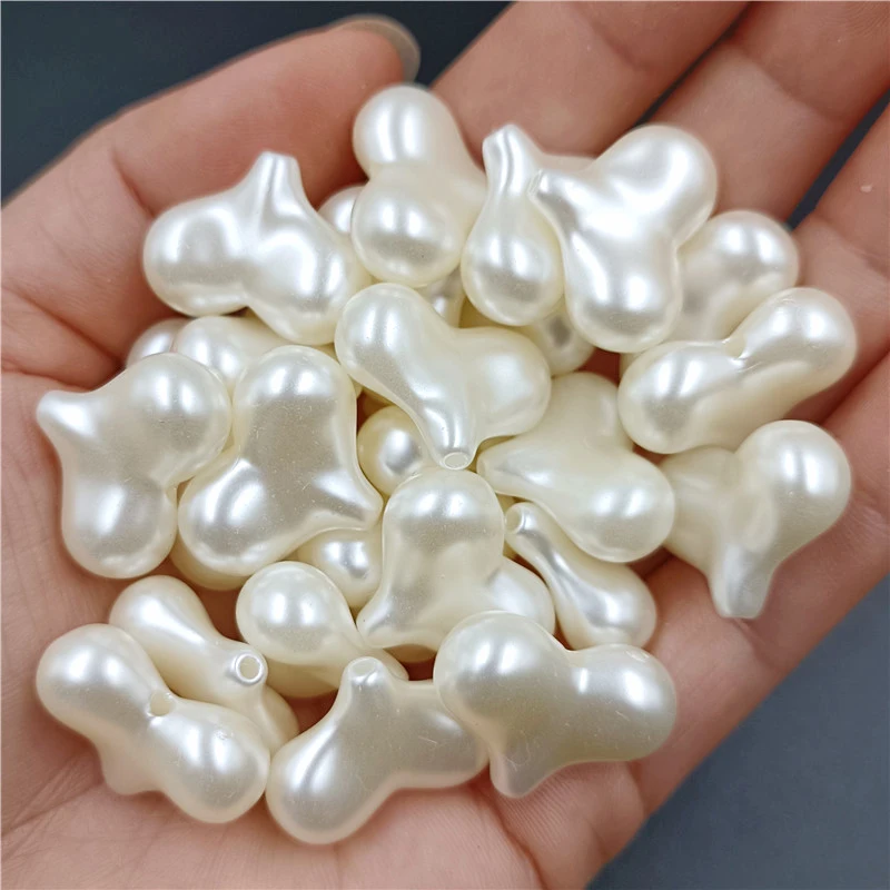 5pcs/20pcs Acrylic Imitation Pearl Shell Star Heart Beads For Jewelry Making DIY Bracelet Necklace Pendant Popular Material