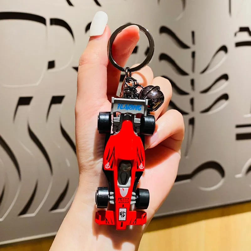 

Creative Alloy Equation Car Model Key Chain for Women Bag Pendant Cartoon Toy Car Key Pendant Figure Cool Boy Keyring Trinket
