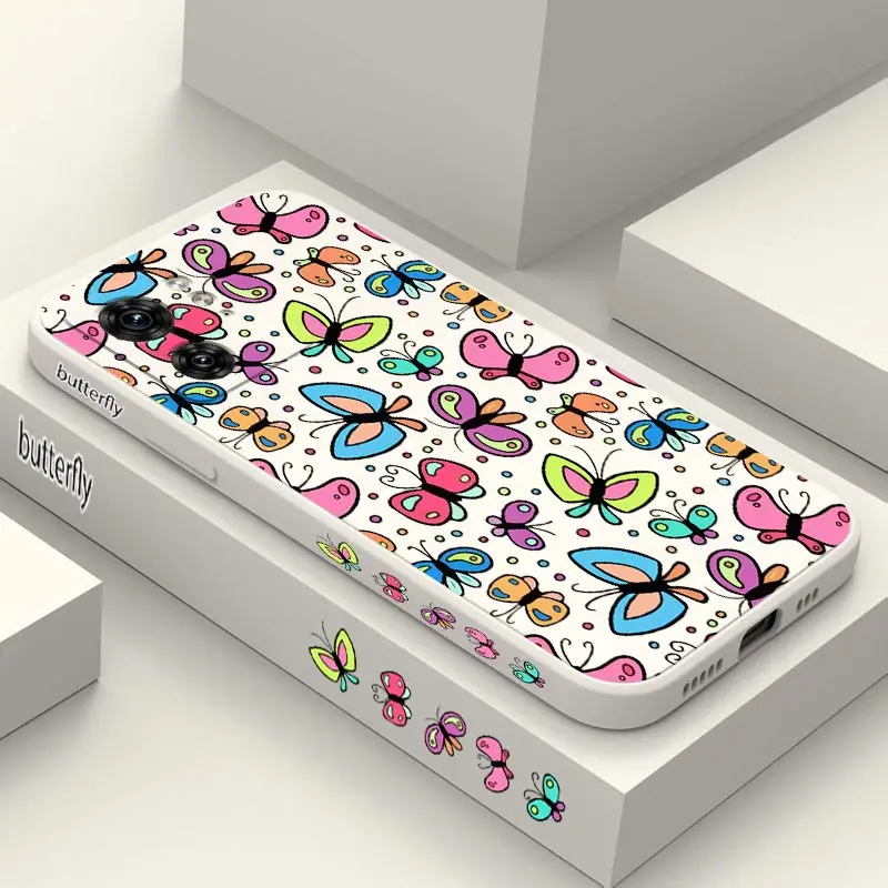 Charming Butterfly Silicone Phone Case - Stylish Protection