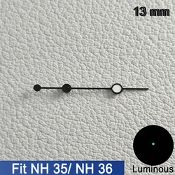 Green Luminous Watch Hands - 13mm Replacement Accessory for Wristwatch Modifications (-4)