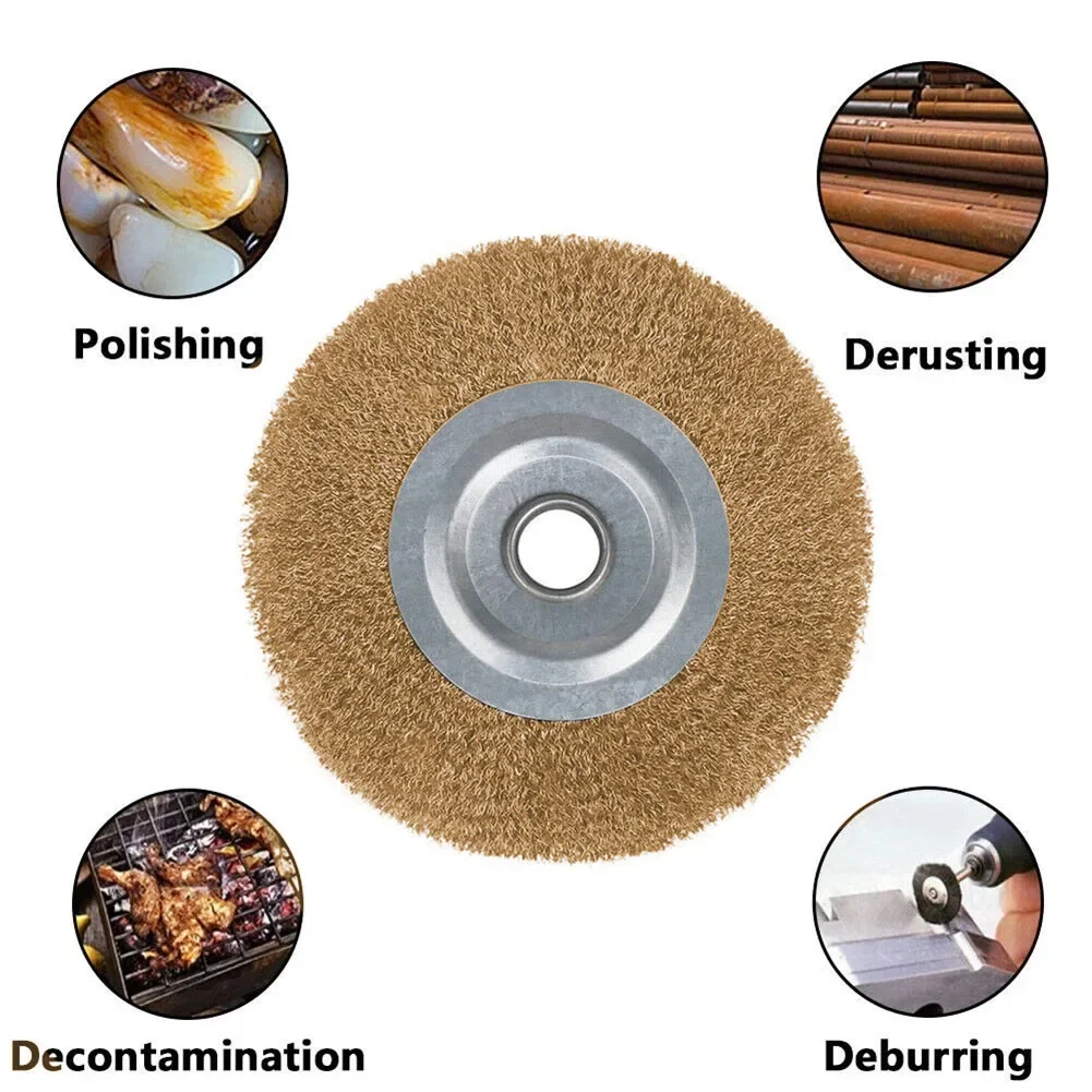 SPAZZOLA ANTERIORE CON GAMBO IN ACCIAIO INOX DA 100 MM YT-47511 YATO - Foto 9