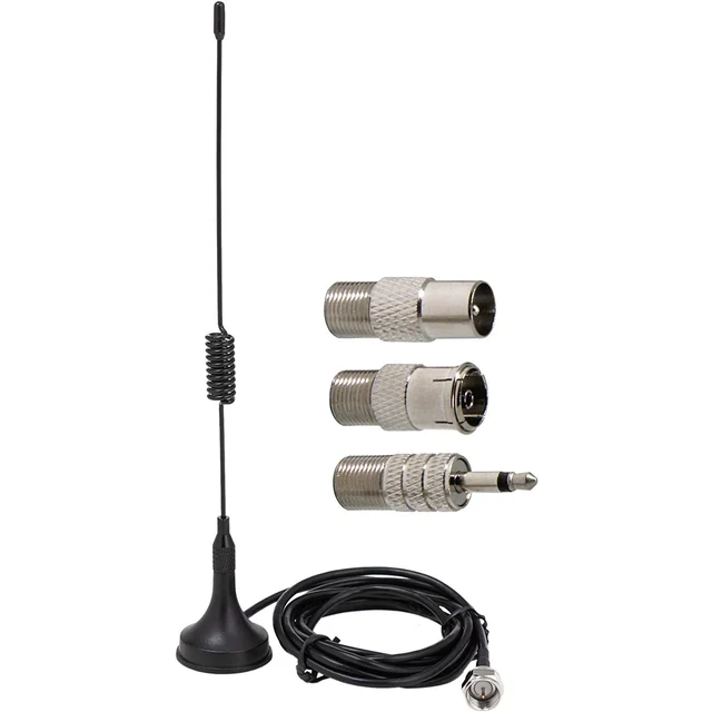 Antenna FM/DAB Telescopica Con Base Magnetica | Per Radio, Stereo HiFi E Home Theater - 75 Ohm - Foto 7