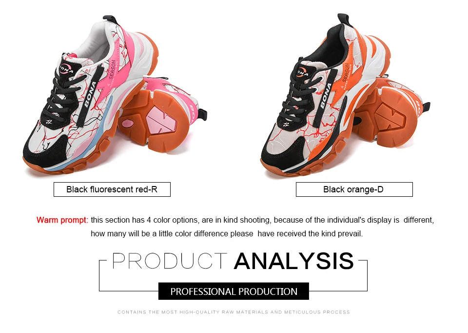 Description Picture 6 of itemBONA New Designers Mesh Breathable Running Shoes Women Outdoor Walking Shoes Woman Fashion Sneakers Ladies Jogging Footwear