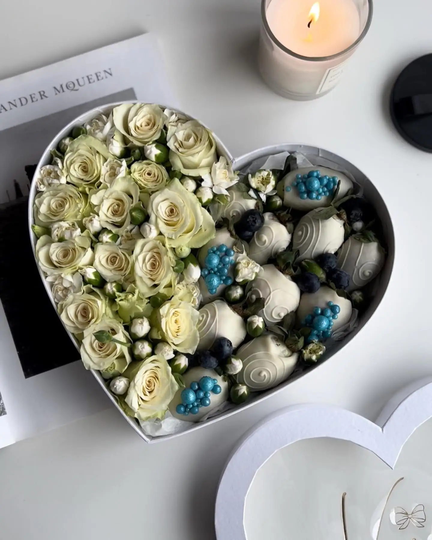 31x31cm Large Heart Shaped Gift Box with Window – Elegant Charcuterie Packaging for Mot... - SKU CGB17101 - UGI Packaging