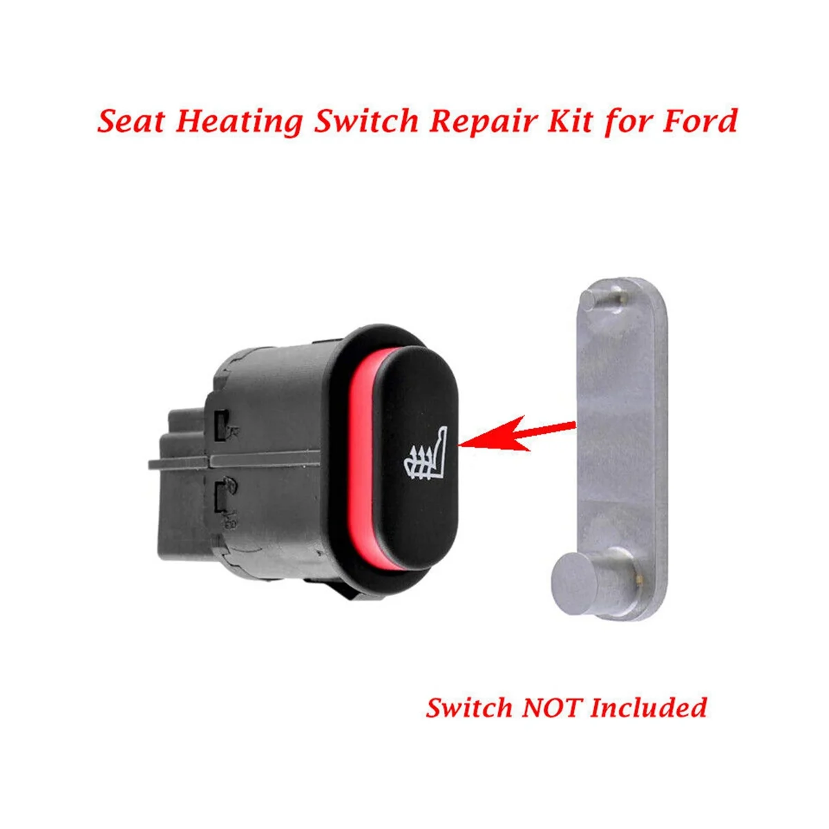 Heated Seat Button Switch Repair 6706942 93BG-19K314-AA for Ford Fiesta IV V VI KA Mondeo I Turnier, heated seat switch