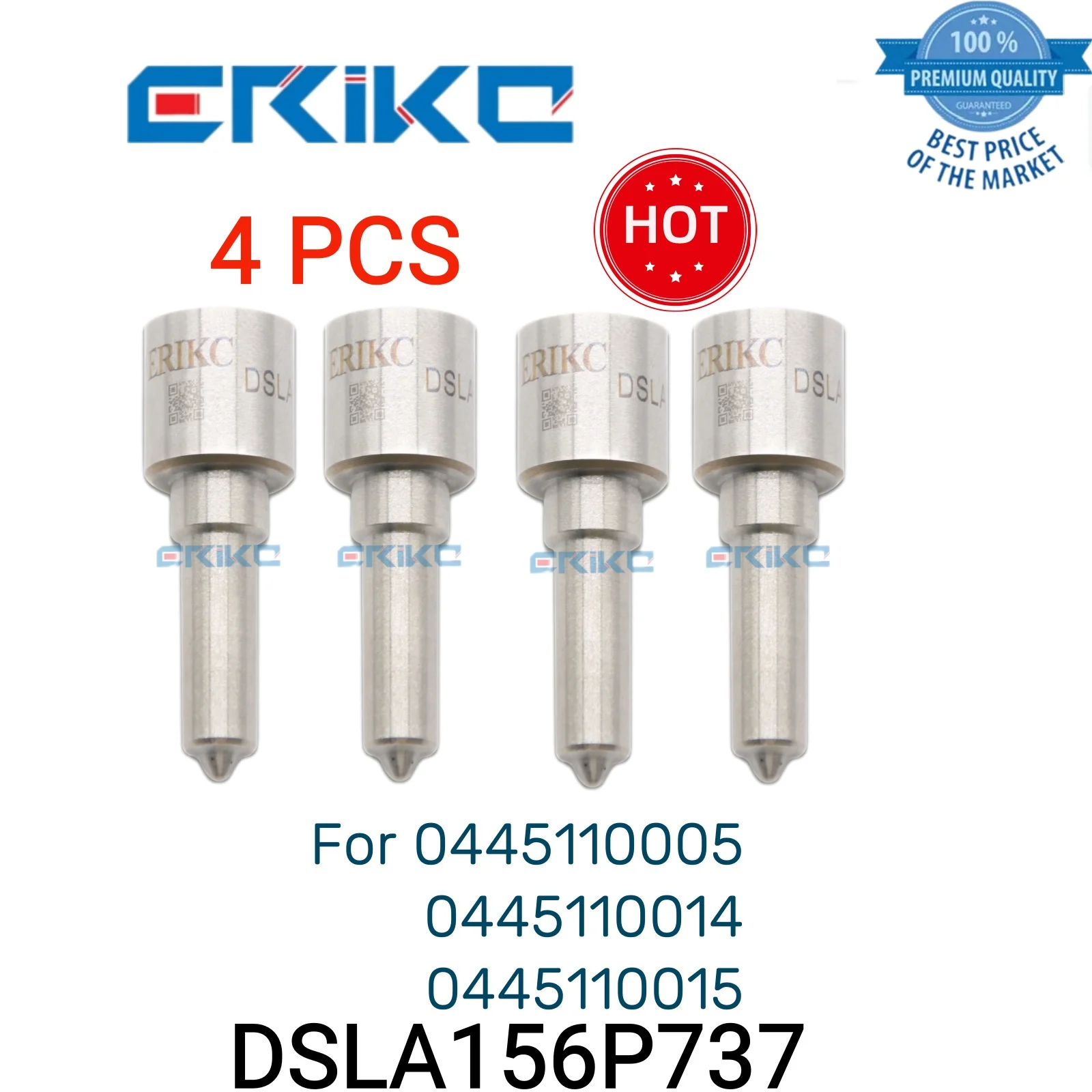 

4 PCS DSLA156P737 0 433 175 164 Jet Nozzle Assy DSLA 156 P 737 Spray Nozzle DSLA 156P737 fit for 0445110005 015 0986435005