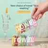 14/7PCS disposable compressed towel cloth thickened cotton bath towel travel cleaning face independent packaging portable face t 6