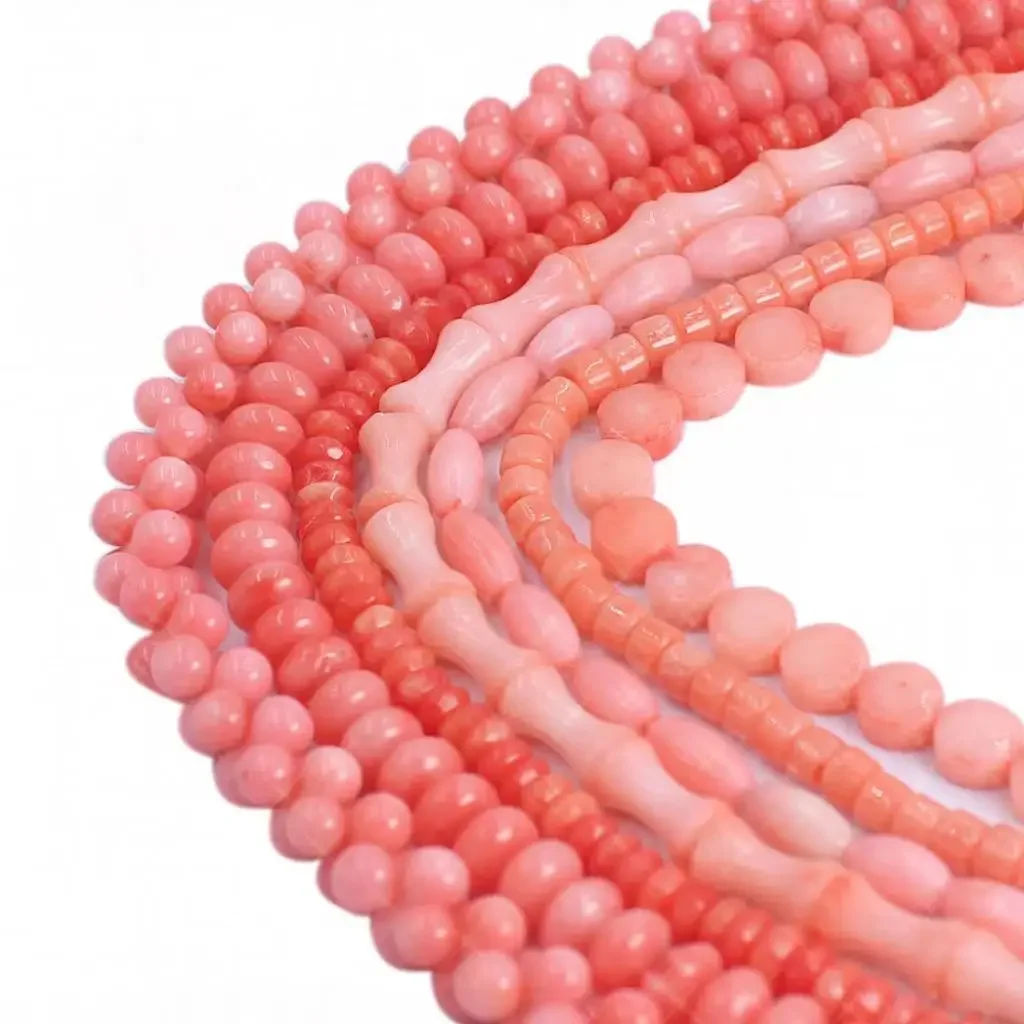 Wholesale Natural Real Pink Coral Fashion Loose Bead Isolation