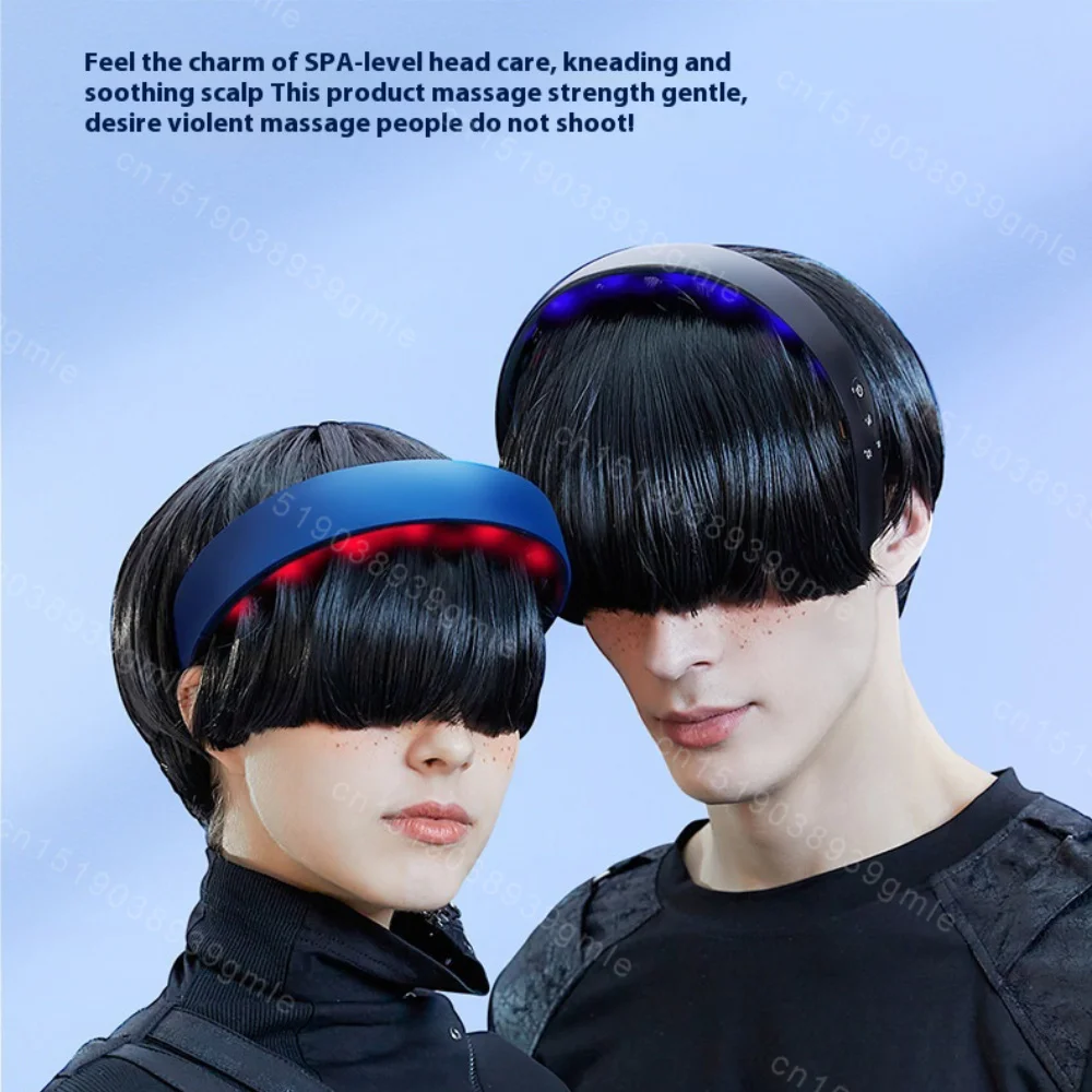 H2 Fashion Electric Head Massager Scalp Massager Portable Migraine Insomnia Release Head Massager for Deep Relaxation