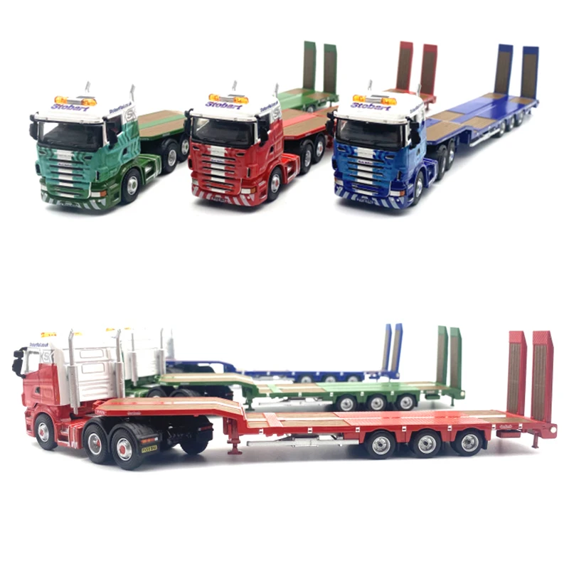 

Diecast 1/76 Scale Truck Semi-Trailer Trailer Container Truck Engineering Transportation Car Alloy Simulation Model Collection