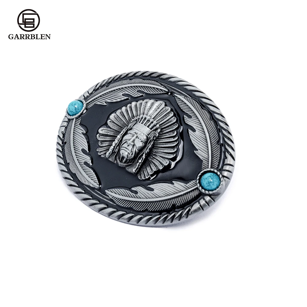 

Garrblen Men's Belt Buckle Luxury Brand Classic Designer Genuine High Quality Beltsretro Style Cowboys Men Belts Pin Buckles