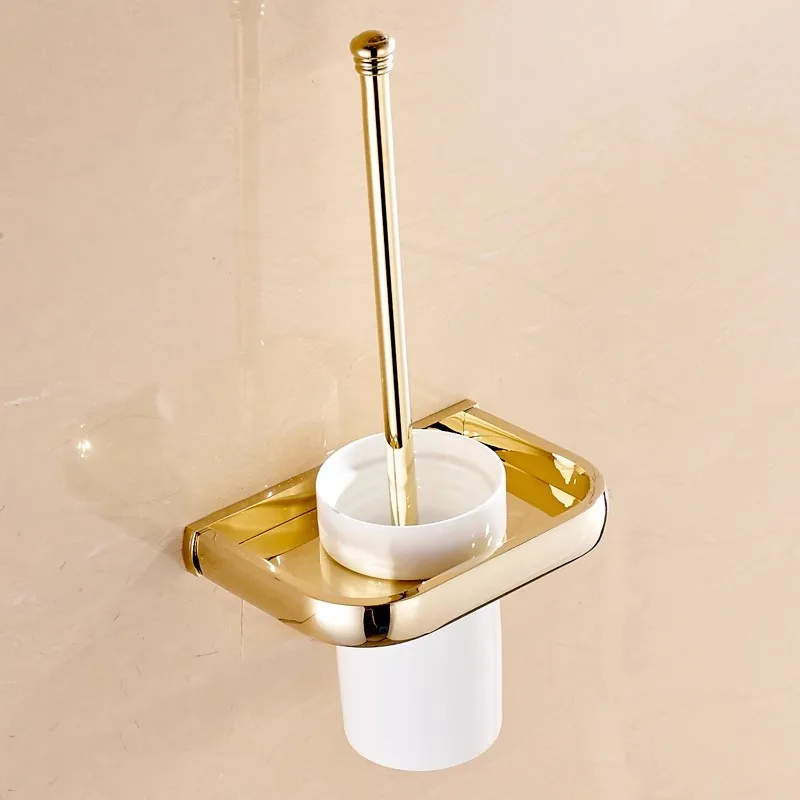 Tuqiu Brass Bathroom Accessories Gold Square Paper Holder Towel Bar Soap basket Towel Rack Glass Shelf bathroom Hardware bathroom hardware set bathroom hardware accessories