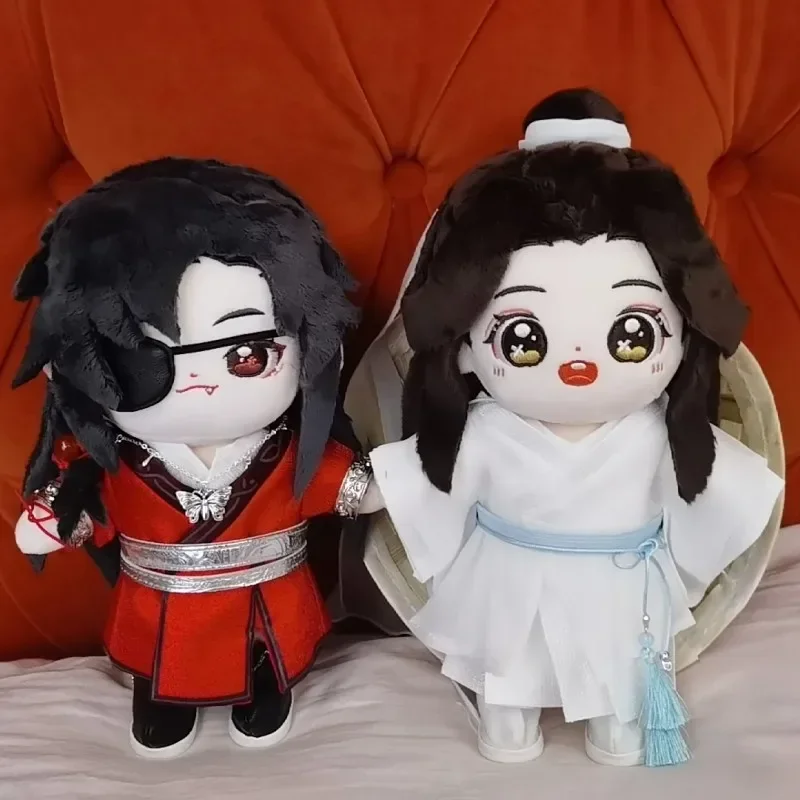 

Original Heaven Officials Blessing Plush Toy Anime Figure Hua Cheng Xie Lian 20cm Plushie Doll Tian Guan Ci Fu Dress Up Kid Gif