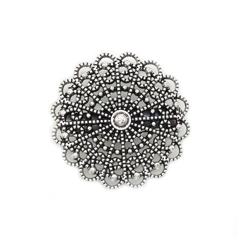 Garment clips clothing decor clothes clips retro flower patterns collar clip clothes shawl cardigan sweater brooch pins dresses buckle classical vintage clothing clip