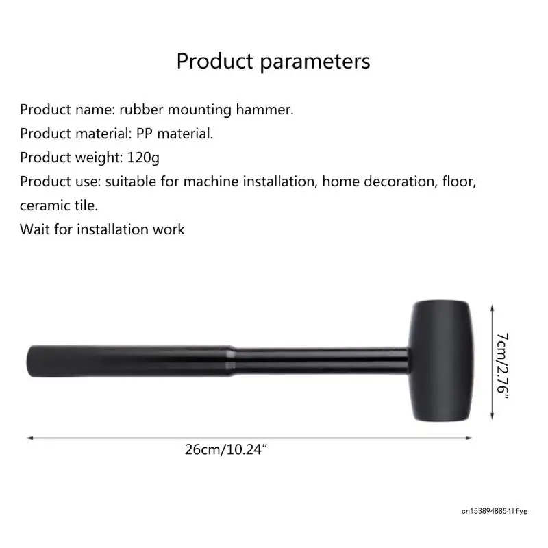Heavy Duty Rubber Hammer for Accurate and Long lasting Tile Installation 6