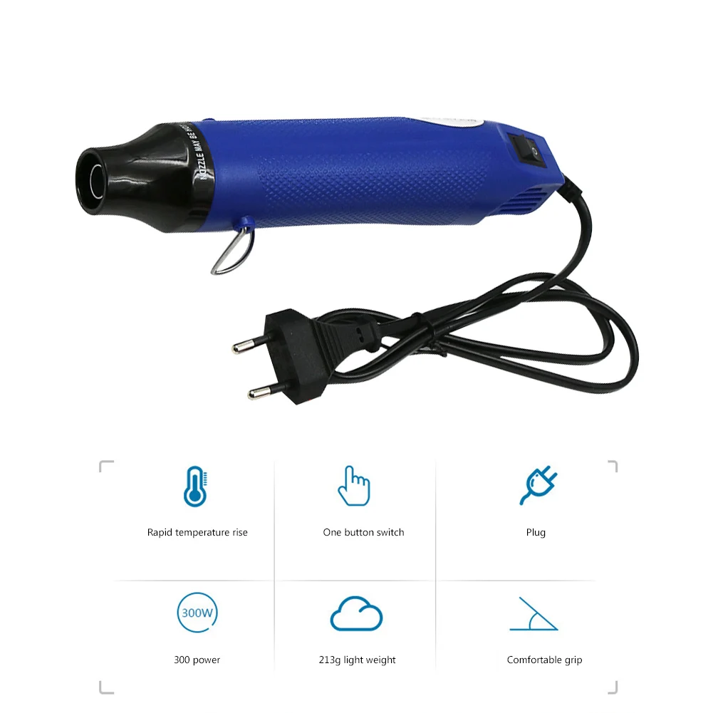 Canon A Air Chaud Gaz Brico Depot Outil de chauffage électrique professionnel, en céramique souple, pour  tampons en caoutchouc, fournitures en feuille rétractable - AliExpress