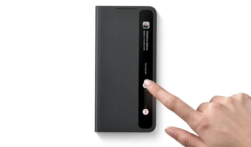 Flip Cover Samsung Led Wallet Cover For Galaxy S21 Smart View