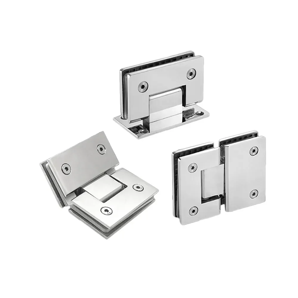 

90°/135°/180° Clip Home Easy Install Glass Clamp Door Cabinet Showcase Clip Glass Shower Cupboard Furniture Hinge Parts