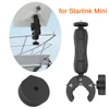 For Starlink Mini Round Tube Bracket Adapter Aluminum Alloy Pea Pod Stand Mounting Kit For Starlink Mini Accessories 1