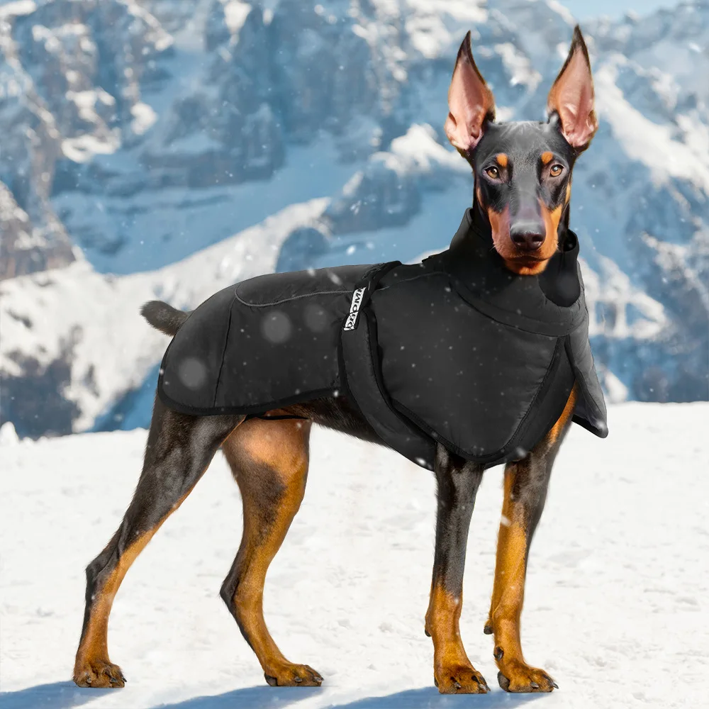 Autumn and Winter Pet Clothes Reflective Warm Dog Jacket Windproof and Waterproof Dog Cotton Coat