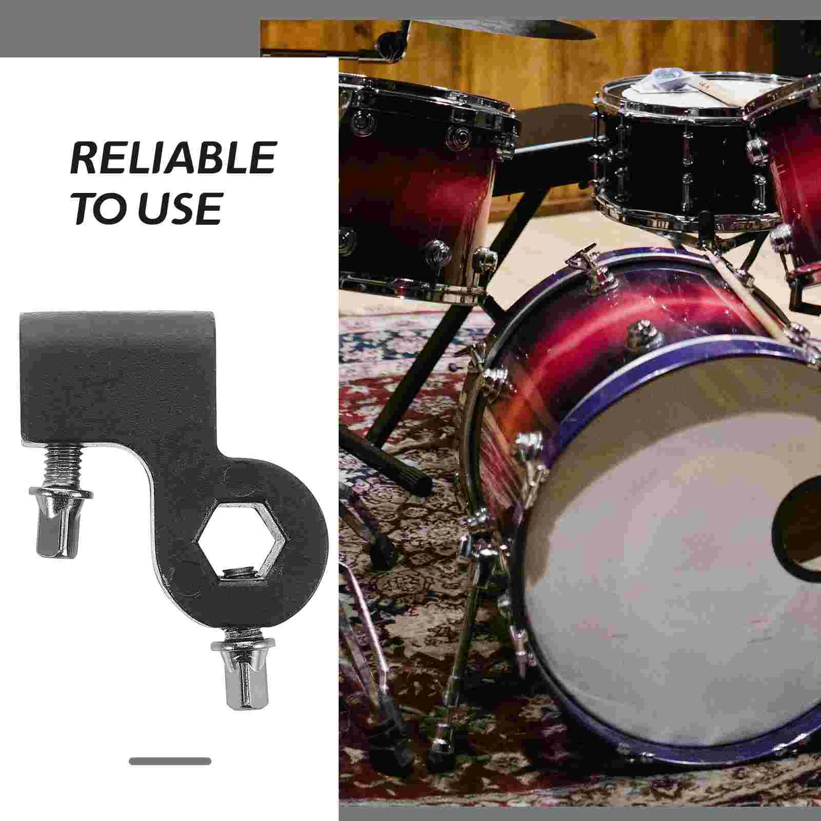 Black Drumstick Holder Bracket Drum Hammer Beater Pedal Mount Display Clamp Rack Support Set Jazz Accessories Hardware Musical