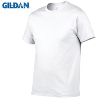 Gildan-T-Shirt à manches courtes pour homme, 100% coton, résistant, confortable et respirant, vêtement d'été 5