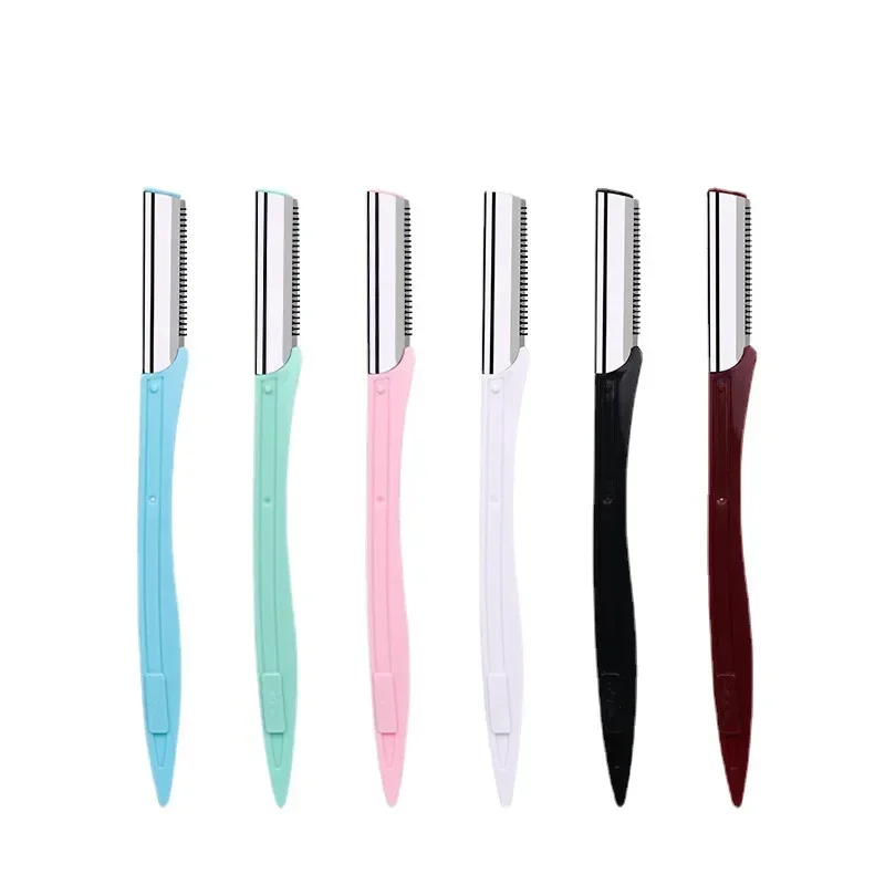 Stainless Steel Eyebrow Trimmer Portable Beauty Multi-purpose Safety Sharp Shaving Blade Face Safety Razor Beauty Tools 1/3pcs