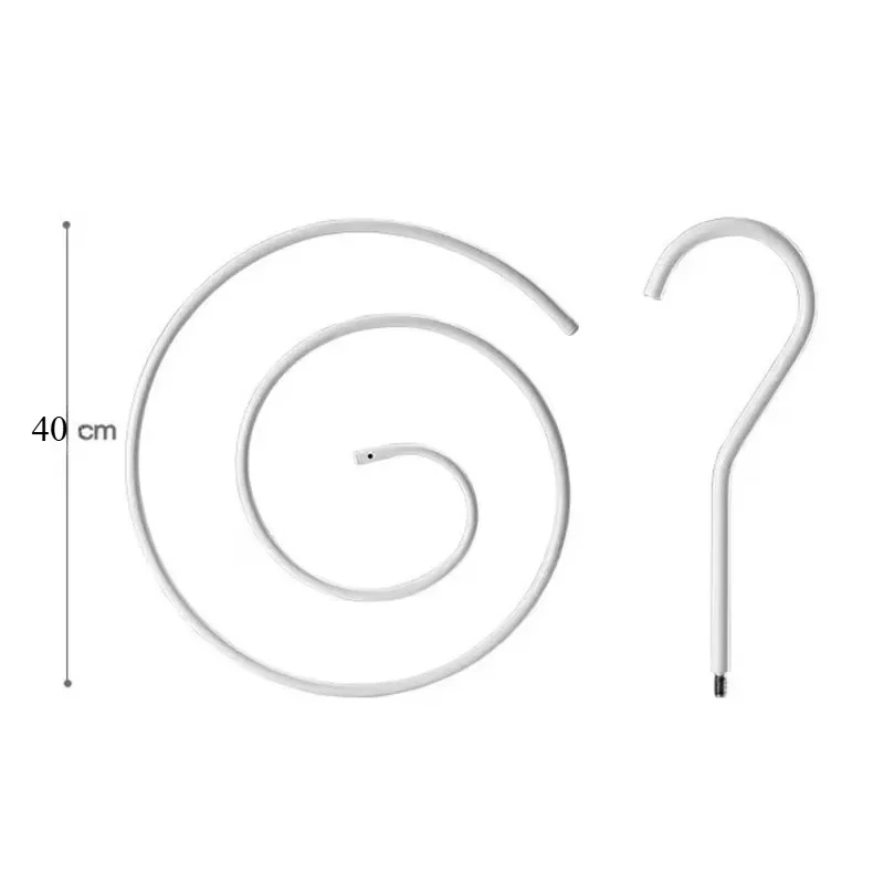 Round Spirals Sheet Hanger Quilt Sheet Sheet Hangers Multi-Functional Balcony Rotating Spirals Drying Rack For Clothes Towel 6