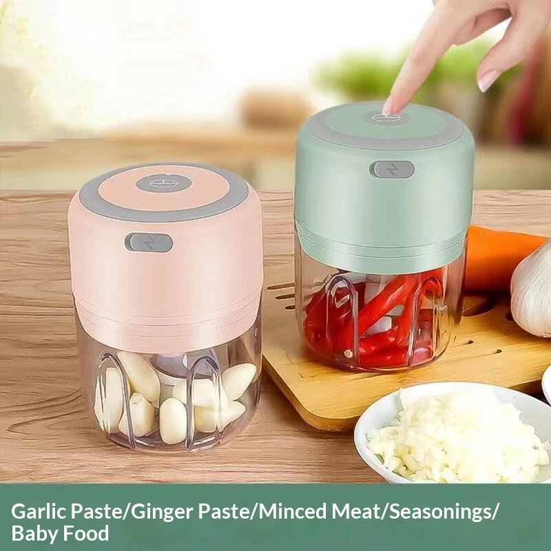 HOMEFISH USB Electric Garlic Chopper For Home Use