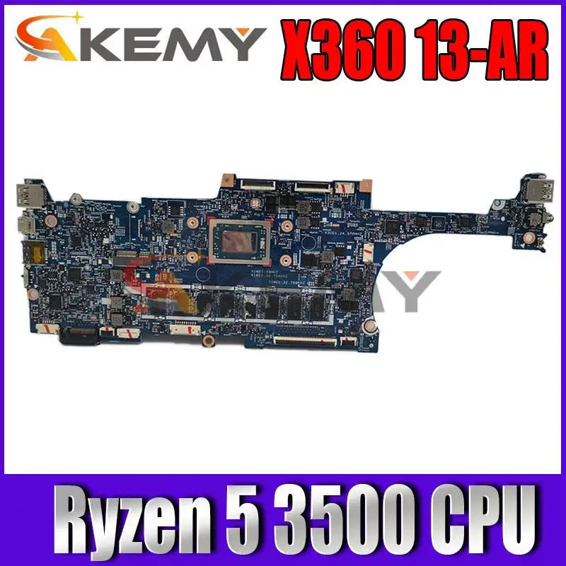 Материнская плата для hp x360 13-AR 100%-1 448.0GA08. 18740 системная с процессором Ryzen 5 0011