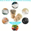 1/2/3pcs Multi-Functional Kitchen Cleaning Brush Set - Effective Dish Brush, Heavy-Duty Pot Brush, Durable Construction 3