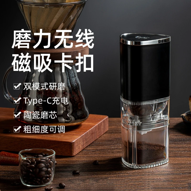 Electric Portable Coffee Grinder TYPE C USB Rechargeable Ceramic Grinding  Core Household Coffee Bean Grinder Grinder - AliExpress