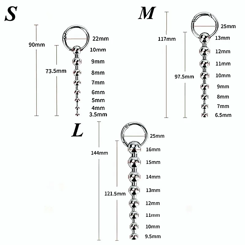 Edelstahl Urethral Perlen Sounding Stab Für Männer_voghion.com