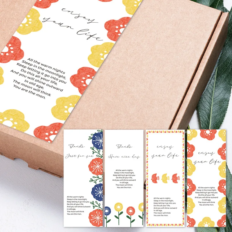 

50Pcs/roll Rectangular Floral Stickers Self-adhesive Labels Decorative Stickers for Gift Box Packaging for Small Businesses