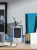 Perpetual Calendar Pen Holder Desktop Decorative Ornaments Alarm Clock Temperature Detection Storage Multi Functional Pen Holder 3