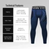 Camouflage Men's Compression Pants Athletic Leggings Non-Pocket Uv sun protection Riding Pants Stretch Gym Fitness Tights 4