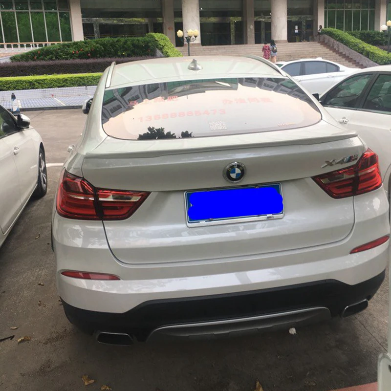 

For BMW F26 X4 Spoiler B Style ABS Material Car Rear Wing Unpaint Color Rear Spoiler for BMW X4 Spoiler B Style 2015-2017