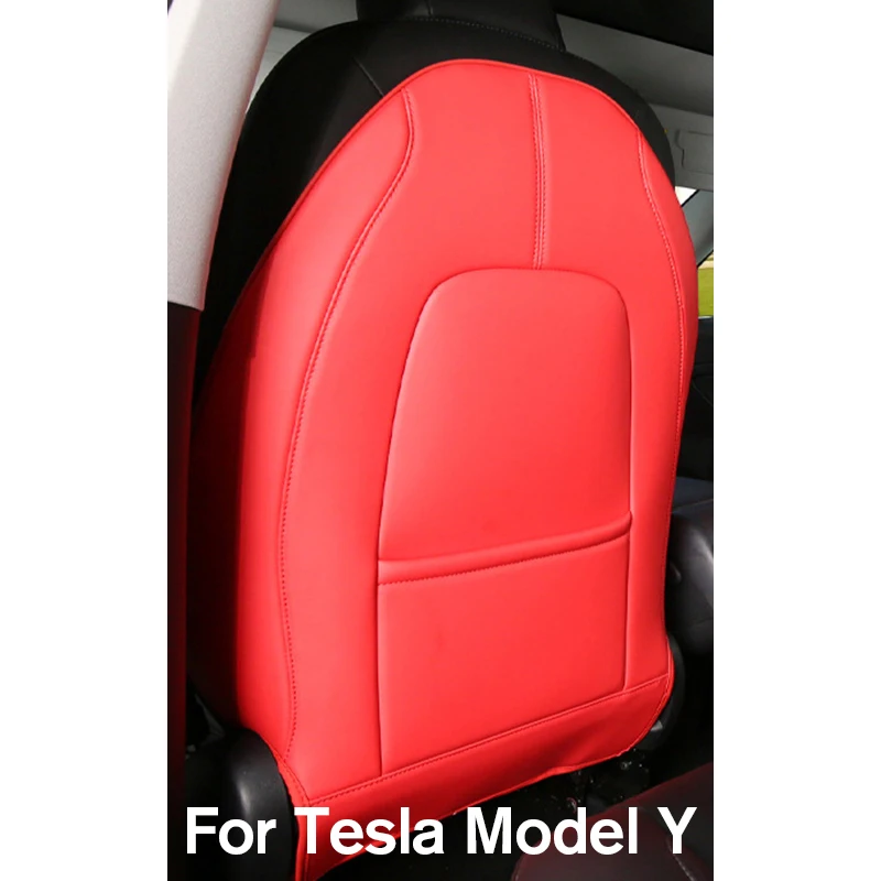 Protector de asiento de coche para bebé, alfombrilla protectora para asiento  trasero, tapizado de cuero, frontal y trasero - AliExpress