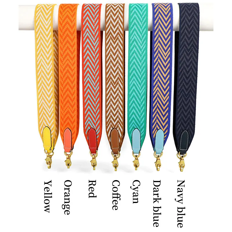 TINBERON High Quality Canvas Wide Shoulder Strap Fashion Handbag Straps for bags Replacement Strap Handbag Women Bag Accessories