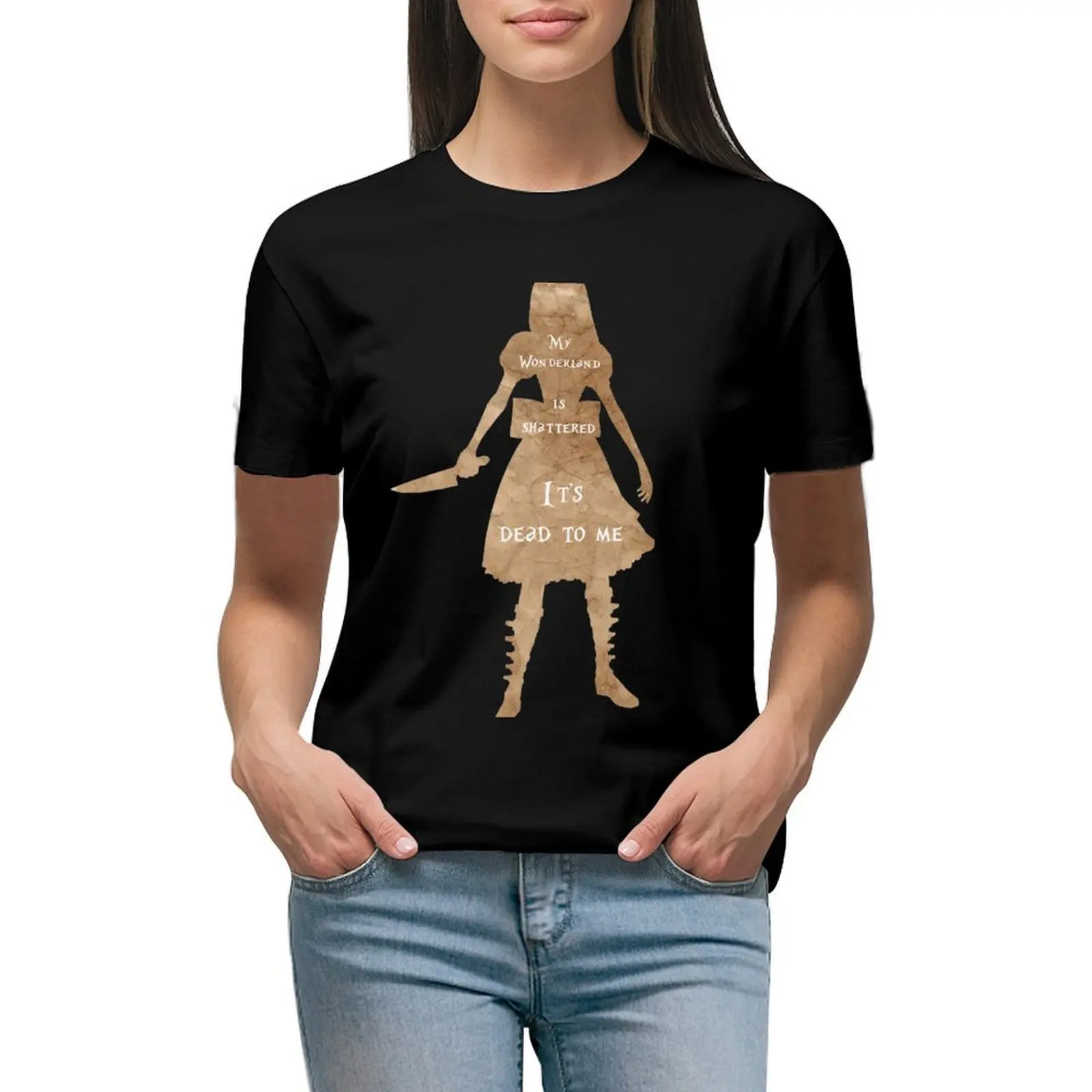 

Alice: Madness Returns T-shirt shirts graphic tees animal print shirt for girls summer tops Woman T-shirts