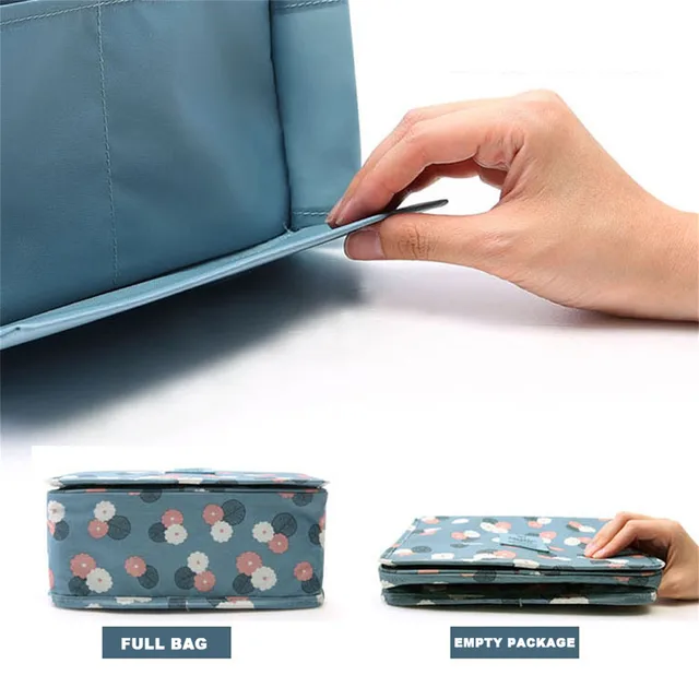 Hook Sminkzsákok Nők Utazási Kozmetikai Mosás Tasak Vízálló Piperecikkek Tároló Táska Ladies Szükséges - Image 4