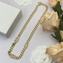  New In Necklace For Women Luxury Charms Sweater Chain Necklaces Zircon Fashion Jewelry For Women Holiday Gift Free Shipping 