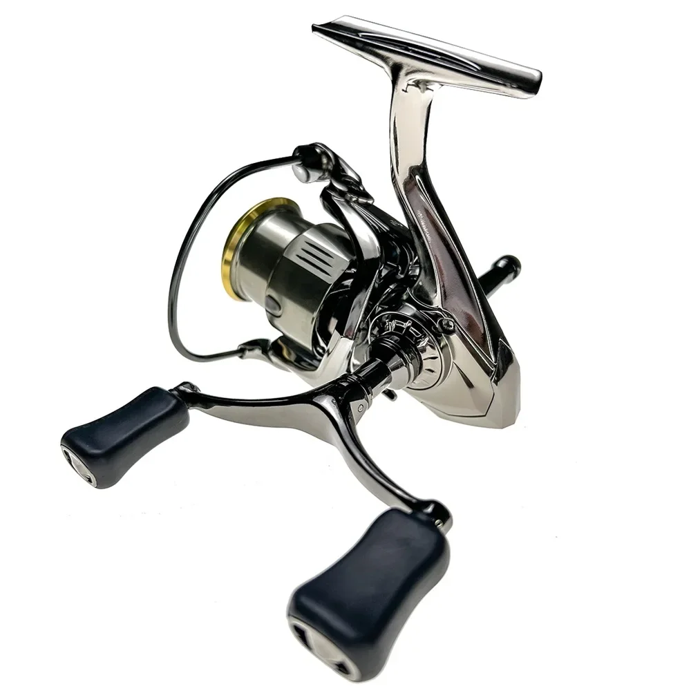 

Spinning Double Rocker Arm Fishing Reel Max Drag 8-12KG Metal Spool Balance Rod 5.2:1 Gear Ratio Carp Feeder Saltwater Wheel