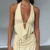 Spring summer Europe and the United States cross-border women's halter strap sexy halter sleeveless vest slim top