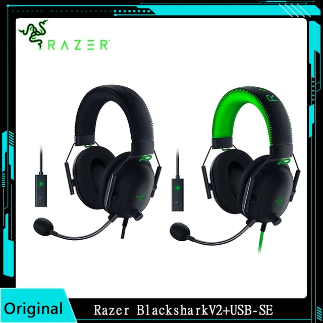 Razer BlackShark V2 with USB Sound Card - Premium Esports Gaming