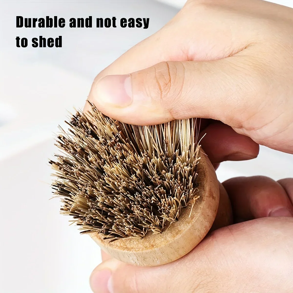 1PC-Kitchen Cleaning Brush Wooden Dish Brush