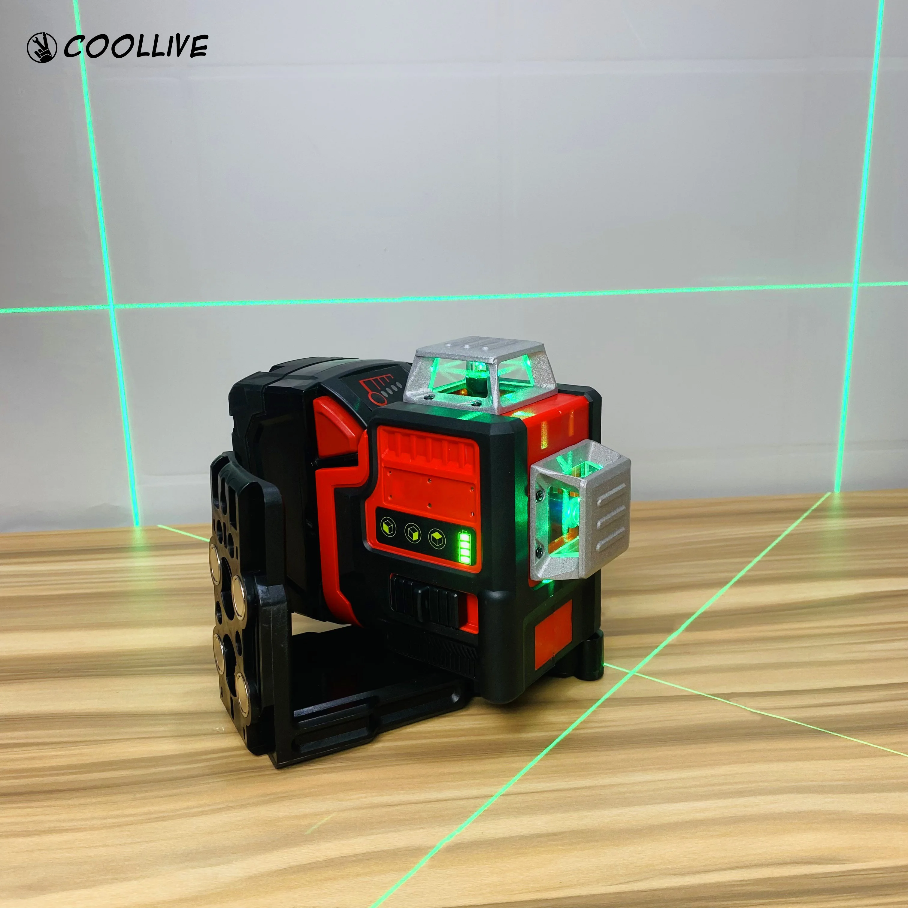 Niveau Laser Auto-Nivelant 360 Degrés DEKO LL12-HV 12 Lignes 3D Croix