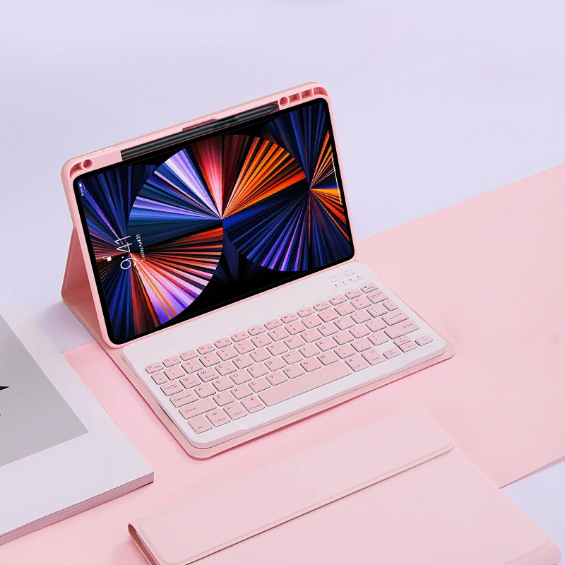 Universal Keyboard Cover with Multi-Language Support and Pencil Holder