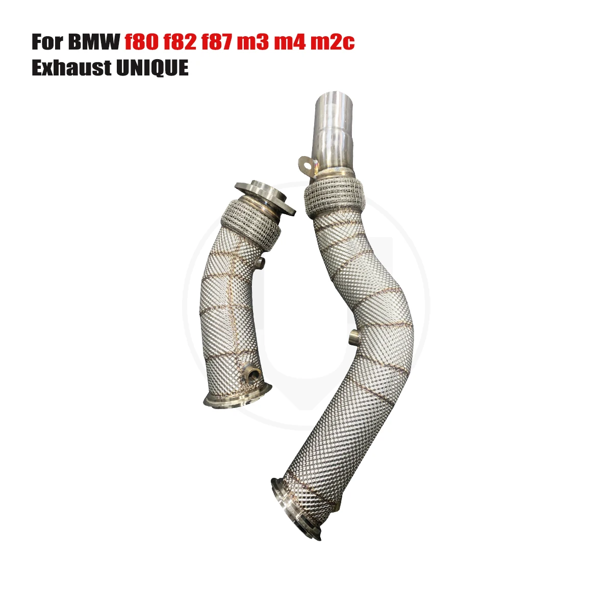 

UNIQUE For BMW f80 f82 f87 m3 m4 m2c With insulator downpipe With cat/without cat exhaust pipe